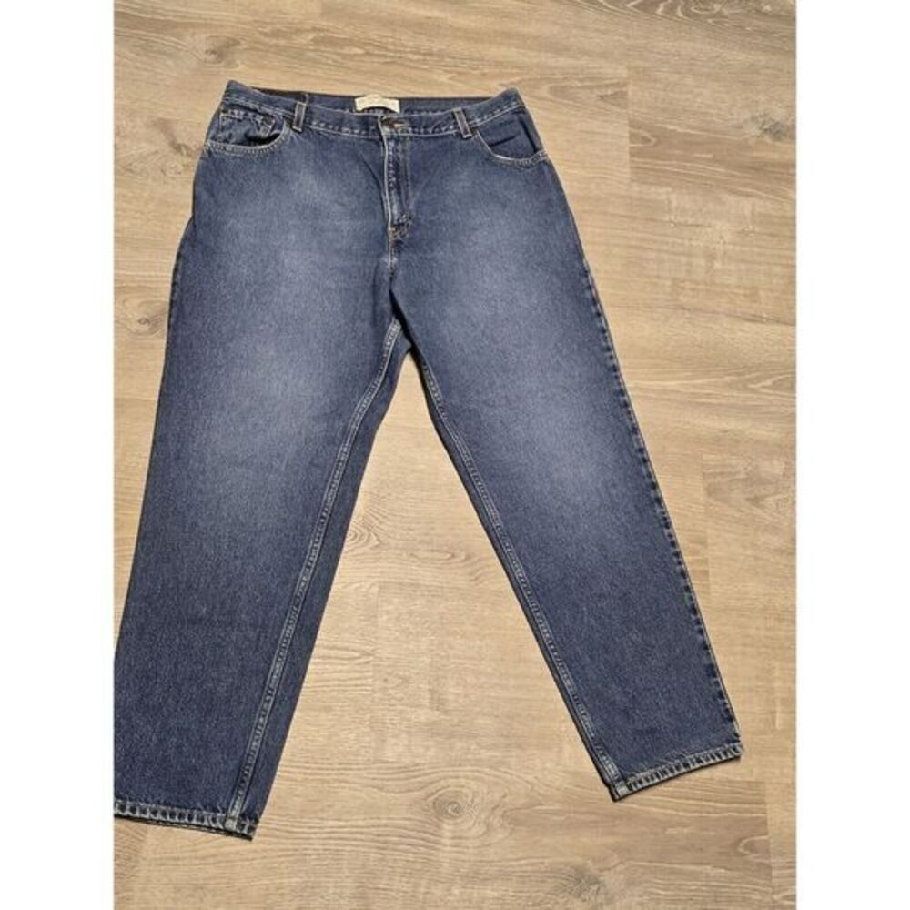 Levi Strauss Signature Relaxed Fit Blue Jeans Misses 18 Medium